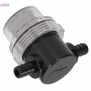 Bộ lọc máy bơm nước SAIA, Đầu ra 1 / 2 inch Bộ lọc dòng 50 lưới, Chất liệu ABS bền bỉ 3 / 8 inch ID Màn hình bằng thép không gỉ Máy bơm nước lọc xoắn