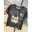 Milyfashion See-Through Gạc Áo thun ngắn tay in hình mèo giản dị mỏng hơn Nhìn ngắn hàng đầu mùa hè Phong cách mới DGYI