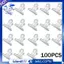 Bộ 100 Kẹp Nhựa Bulldog Bộ Kẹp Giấy Tiện Ích Kẹp Bản Lề Kẹp Cho Gia Đình, Sử Dụng Trong Suốt