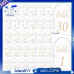 Dành Cho Bàn Cưới Biển Số 30 Cái 1 Đến 30, 4 X 6 Inch Cho Tiệc Cưới, Tiệc, Nhà Hàng, Dự Án DIY