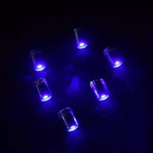 Đèn LED Nhỏ Ống Xoay Bút Wick Pha Lê Đế Điện Tử Dạ Quang Handmade Tự Làm Công Tắc Xoay Mạ Điện Phụ Kiện
