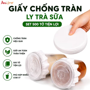 Giấy Chống Tràn Ly Trà Sữa Set 500 Tờ Tiện Lợi, Sạch Sẽ Chống Thấm Hiệu Quả