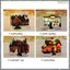 Đèn LED sáng lên Mini Village House Cảnh trang trí Giáng sinhResin Xmas Trang trí A