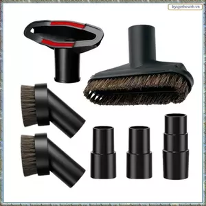 Bàn chải chân không Bàn chải lông ngựa mềm Bộ phận đính kèm chân không, Bộ chuyển đổi ống 1-3 / 8 inch đến 1-1 / 4 inch đến 1-1 / 2 inch