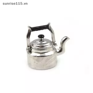 SRVN 1 / 12 Nhà Búp Bê Mini Ấm Trà / Ấm Trà Giả Vờ Chơi Đồ Chơi Nội Thất.
