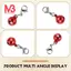 Mặt dây chuyền chuông Jingle Bell cho ba lô vải cổ chó mèo