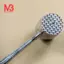 Bạc Hai Mặt Nhôm Tròn Thịt Búa Mallet Tenderizer Thịt Bò Thịt Heo Gà Beater Chiều Dài 20,5Cm Đường Kính 3.5cm (Hình Bầu Dục)