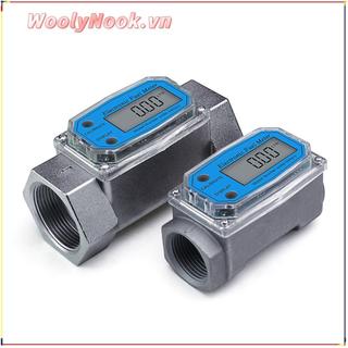 Đồng hồ đo lưu lượng WOOLYNOOK Màn hình LCD chính xác cao Bộ đếm cảm biến nước dầu hỏa Methanol