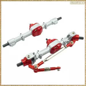 2 Chiếc MN82 LC79 Trục Kim Loại Bánh Răng Trước Và Sau Trục Cho Mang Bò MN82 LC79 RC Xe Tải Xe Nâng Cấp Thay Thế B