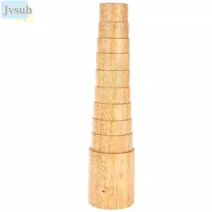 Vòng tay JVSUB Mandrel, Công cụ sửa chữa trang sức thiết kế bước hình tròn, Công cụ thay đổi kích thước bằng gỗ nguyên khối bền đa kích thước hiệu quả Sửa chữa trang sức