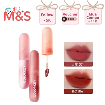Son Môi Colorkey Lip Mousse Lip Mud Màu Nhung Mờ Xinh Xắn 2g