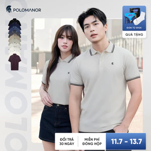 Áo polo nam cao cấp BASIC CLASSIC, POLO QUỐC DÂN vải CVC interlock sang trọng - POLOMANOR