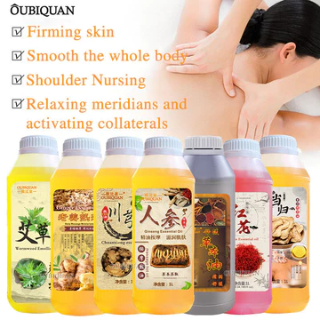 Nhân Sâm Dầu Thảo Dược Làm Nóng Tinh Dầu Massage Toàn Thân Tinh Dầu Massage Toàn Thân Cạo Ngải Cứu Tinh 1.000
