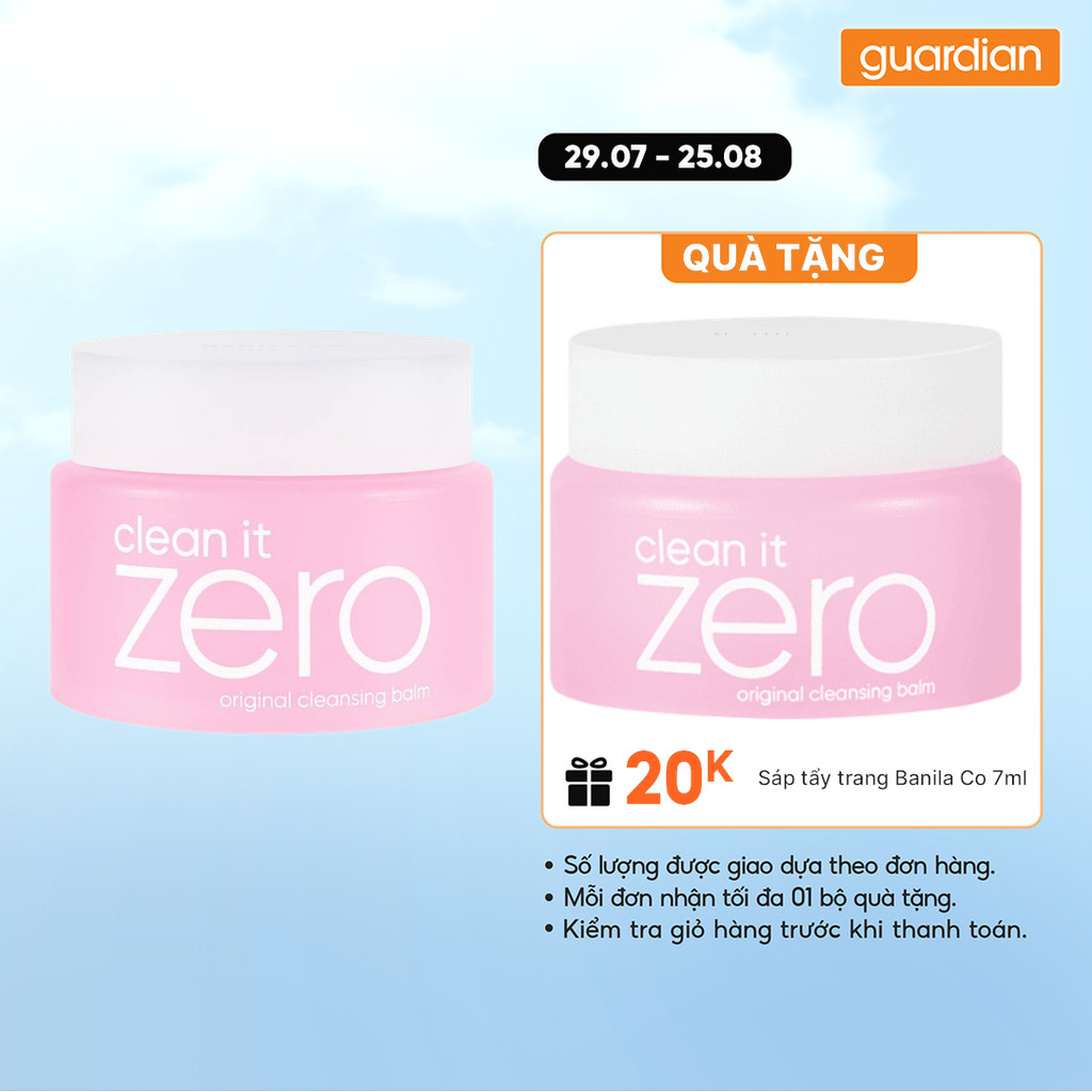 Sáp Tẩy Trang Banila Co Clean It Zero Original Cleansing Balm | Guardian Việt Nam