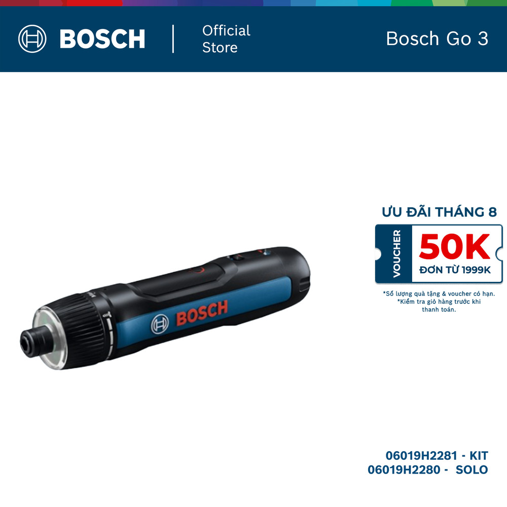 Máy vặn vít pin Bosch GO 3