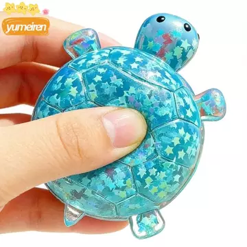 Đồ chơi bóp YUMEIREN, Đồ chơi Fidget giác quan đầy lấp lánh, Tính năng giải nén hấp dẫn Kích thước di động Thiết kế chống căng thẳng Đồ chơi giảm căng thẳng Du lịch