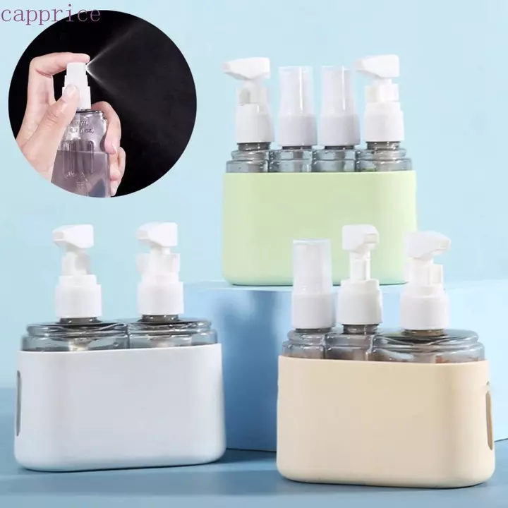 Bộ chai du lịch CAPPRICE, Hộp đựng mỹ phẩm Chai dưỡng da có thể đổ lại, Đóng gói Điểm dưỡng da Bộ chai Du lịch Thiết yếu Bóp Hộp đựng du lịch Đồ vệ sinh