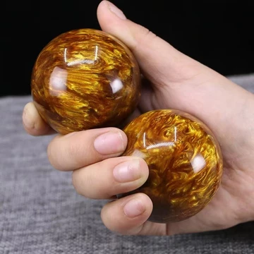Vàng Liễu Bóng Bóng Wenwan Thể Dục Bóng Massage Tay Bóng Tập Thể Dục Người Cao Tuổi Bóng Massage Tay Cầm Mảnh Elder L2QP