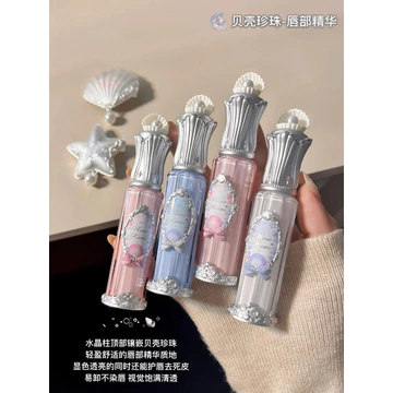 Flower Knows Shell Pearl Lip Essence Gloss Lip Gloss Mirror Water Gloss Lip Glaze Lip Oil Layered Lip Lip Lip Lip Glass Lip Female