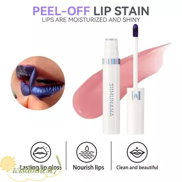 WISDOM Lip Stain Tint, Hình xăm lột da lâu trôi bằng kim loại, Dễ dàng áp dụng Son môi chống thấm nước Ứng dụng trang điểm