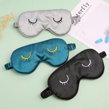bịt mắt ngủ mềm mại bịt mắt ngủ Mặt nạ mắt lụa che nắng ngủ thoáng khí Nam nữ dễ thương Giảm mệt mỏi mắt Ngủ sinh viên Ngủ che mặt nạ mắt