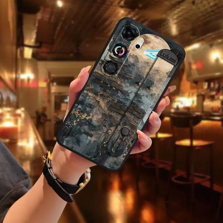 Dây đeo cổ tay Vỏ điện thoại di động Vỏ điện thoại cho ZTE Nubia Neo5 GT Tranh Vỏ điện thoại di động Silicon Chống va đập Chống bụi bẩn Dây đeo cổ tay Tay áo Giá đỡ điện thoại chống sốc Vỏ điện thoại 