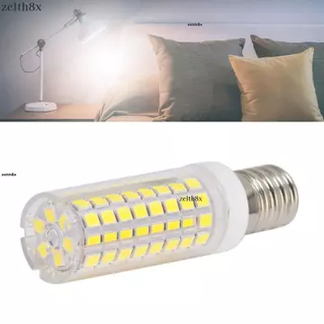 Bóng đèn LED ngô ZELLH, Bóng đèn ngô không nhấp nháy bằng gốm, Đèn LED trắng mát 102 đèn LED Đèn LED có thể điều chỉnh độ sáng tuyến tính E14 Đèn chùm