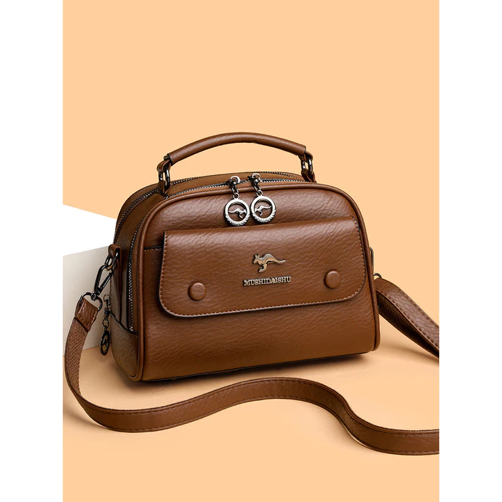 Women's Minimalist Genuine Leather Handbag – 2