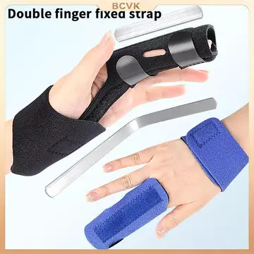 [BCVK] Nẹp hai ngón tay có thể điều chỉnh Kích hoạt Nẹp ngón tay thẳng gãy Ngón tay cái Nẹp ngón tay cái Nẹp ngón tay Tenosynovitis Hỗ trợ Corrector tốt