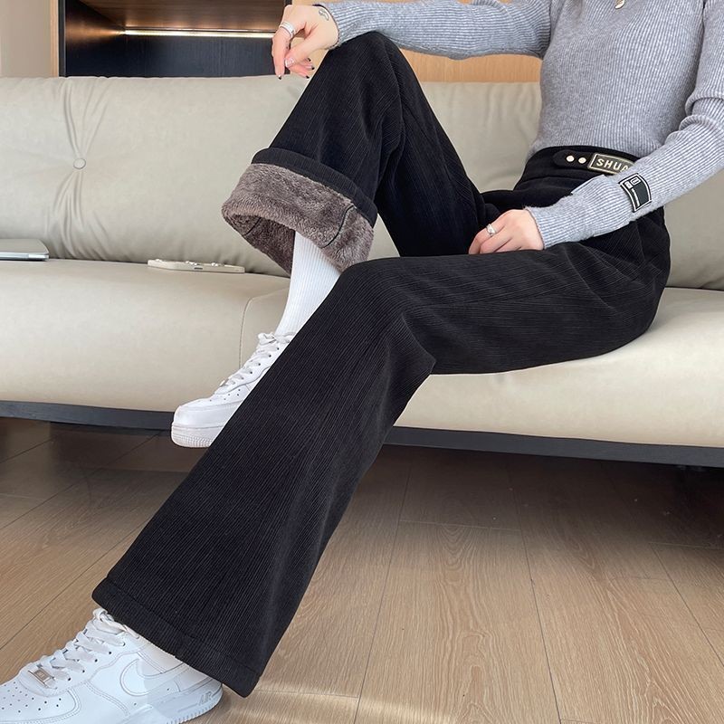 Quần lông cừu nữ Plus Size Winter Plus Lông cừu dày