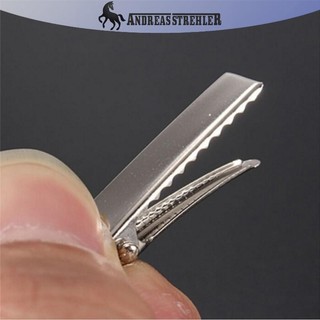 Onetimingfine 50 Chiếc Thời Trang Bạc Kim Loại Phẳng Kẹp Tóc Prong Kẹp Tóc Bằng Kim Loại Kẹp Tóc VN