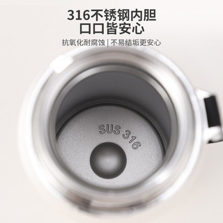 Bình giữ nhiệt Inox316 kiểu Nhật YIKESI dung tích 800 và 1000ml có tay cầm, khay lọc trà, giữ nhiệt 14h