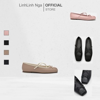 Giày PEDRO Nica Satin Ballerina Flats - PW1-66480114 chính hãng đủ bill