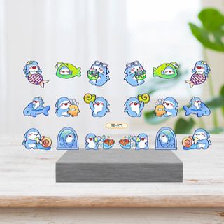 Sticker 5D Hoạt Hình, Chibi Dán Móng (Mã 577-670) Nữ Làm Nail, Dán Móng, Trang Trí Móng