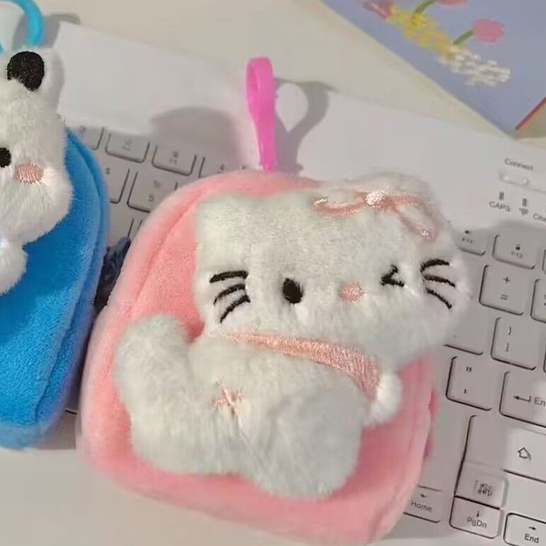 PS1 Sanrio Pochacco Capybara Butterbear Ví đựng móc khóa ba lô mặt dây chuyền búp bê sang trọng SP1