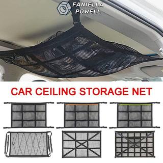 FANIELLAPOWELL Túi Bảo Quản Lưới Tự Động Bỏ Túi Phụ Kiện Nội Thất Tự Động Đứng Tiddying Nội Thất Hàng Hóa Tổ Chức Túi Bảo Quản Mái Ô Tô Hàng Hóa Lưới