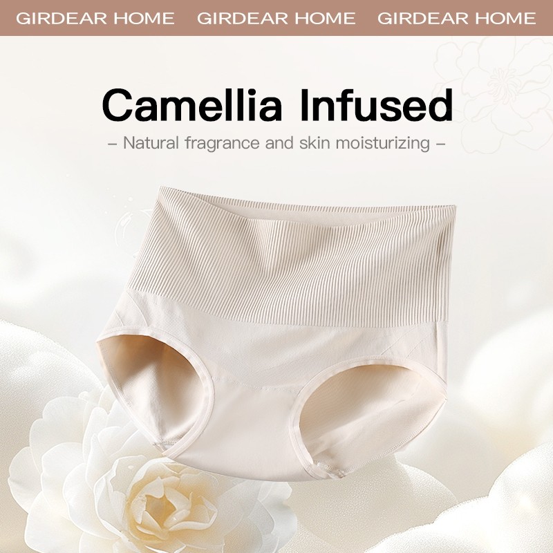 Girdear Home 2-3Pcs Quần Lót Nữ Siêu Mỏng Băng Lụa Co Dãn, Kháng Khuẫn Và Thoáng Khí - Trung Eo Liên Mạch Mát Mẻ, Định Hình Gợi Cảm,8531AC06