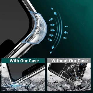 Ốp Điện Thoại Trong Suốt Chống Sốc Cho iPhone 17 16 15 14 13 12 11 Pro XR X XS Max 16e 6 6S 7 8 Plus Chất Lượng Cao Không Bao Giờ Màu Vàng Silicon Mềm Bảo Vệ Chống Va Đập Bé Gái Bé Trai