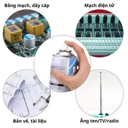 Sơn Phủ Bảo Vệ Bo Mạch Điện CRC70 – Cách Điện, Chống Oxi Hóa, Dung Tích 450ml