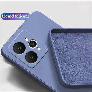 Tương Thích Cho Realme 14X 14T 15 14 Pro C75 GT7 Pro GT7T Note 70 Note 60 Ốp Mềm Sang Trọng Nguyên Bản Vuông Lỏng Silicon Điện Thoại