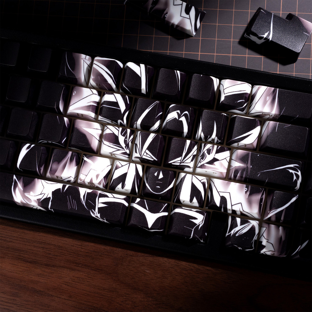 Bộ Keycap Dragon Boll Super Saiyan Goku 134 Phím OEM Profile | KCAP - World of keycaps