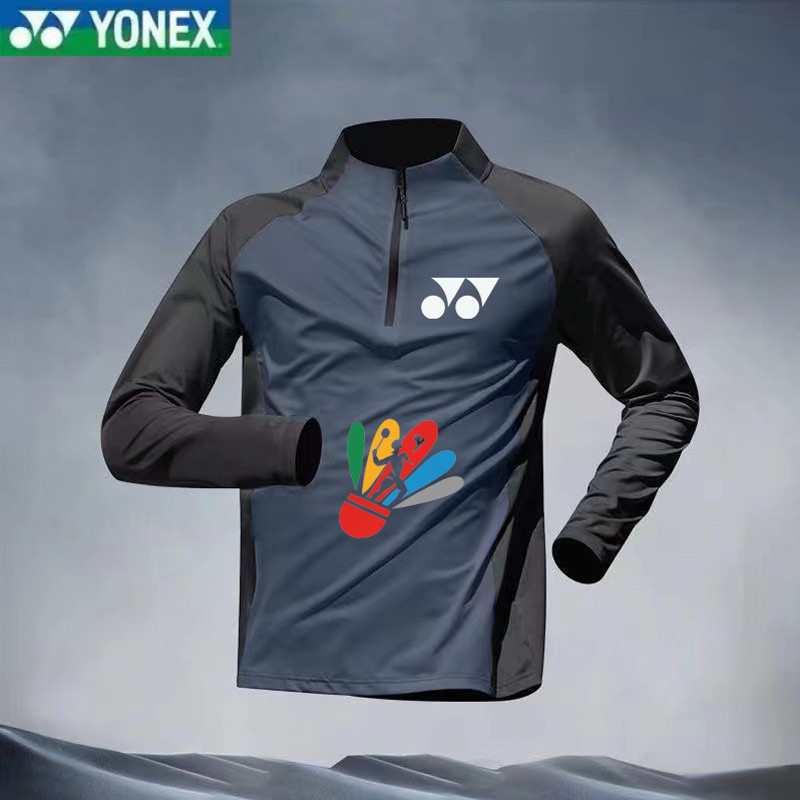 Các loại đồng phục cầu lông thể thao YONEX, chất liệu lụa băng khô nhanh, phù hợp cho nam và nữ với thiết kế nhẹ nhàng.