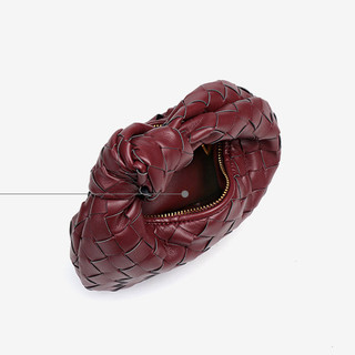 Túi xách Mini dệt PU chất lượng cao Túi bánh bao thắt nút Croissant