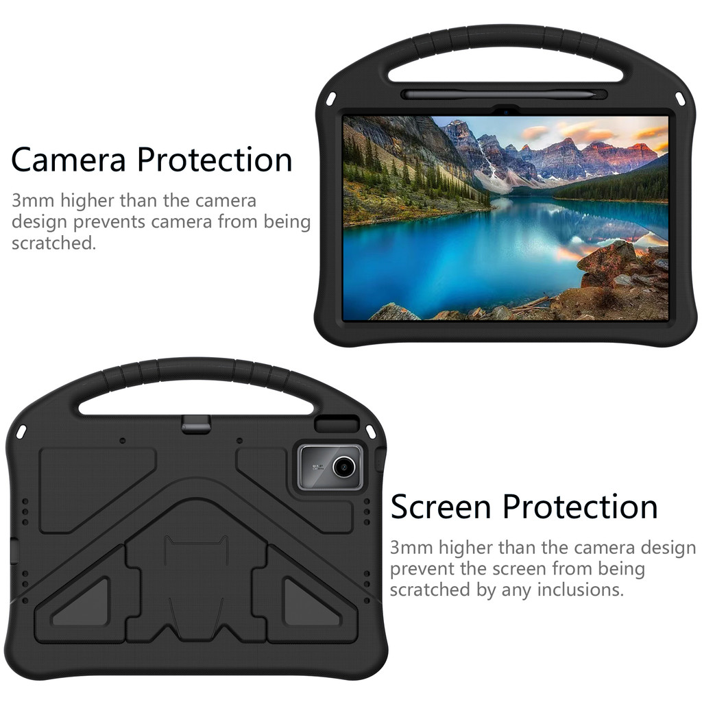 Ốp Lưng Tương Thích Cho Xiaoxin Pad 12.1 2025 TB365FC Lenovo Idea Tab Plus 12.1 TB361FC Bọt EVA Trẻ Em Trẻ Em Phụ Kiện Chống Sốc Vỏ Cầm Tay Khoảng Ngang