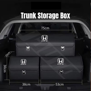 Honda CR-V Hộp Bảo Quản Ô Tô Da PU Đa Năng Có Thể Gập Lại Cốp Xe Ô Tô Sắp Xếp Lưu Trữ Cốp Xe Ô Tô Cho CRV CR-V G3 G4 G4.5 G5 G5.5 G6 Phụ Kiện Nội Thất