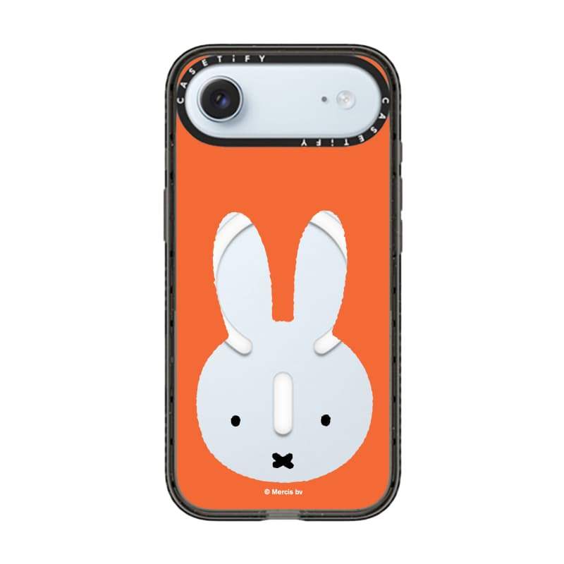 CASECASE X Miffy Bruna Khung Gương Đỏ Ốp Lưng Cạnh Đen Trong Suốt Cứng Hút Từ Tính Tác Động Cho Apple IPhone 12 13 14 15 16 17 Pro Max Air Plus Có Hộp