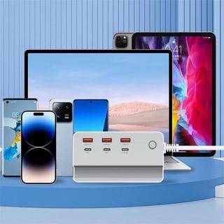Trạm Sạc USB Đa Cổng Với 3 USB 35w Sạc Nhanh Trung Tâm Sạc Cho Điện Thoại Di Động Máy Tính Bảng Laptop Máy Tính Để Bàn