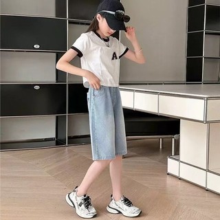 QuầN Short Jean HàN QuốC MớI Cho Bé GáI ThiếT Kế Nơ HoạT HìNh Dễ ThươNg QuầN Short Jean Nữ