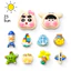 🌞 Set Charm Shin Lễ Hội Đại Dương – Bộ Sưu Tập Bãi Cát Vàng Resin 3D Trang Trí Dép Siêu Dễ Thương