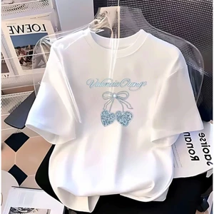 （Giao hàng 24h）Angela Áo thun Unisex Nam Nữ in hình TRÁI TIM valencia orange, chất cotton 100% - ANGELA - BNE00096